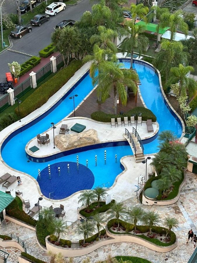 Flat Com Vista Panoramica -15- Na Barra Da Tijuca - Estacionamento Gratuito - Frigobar - Ar Condicionado - Piscina - Academia - Balsa Para Praia Gratis - Varanda - Vista Parcial Mar E Lagoa 리오데자네이루 외부 사진