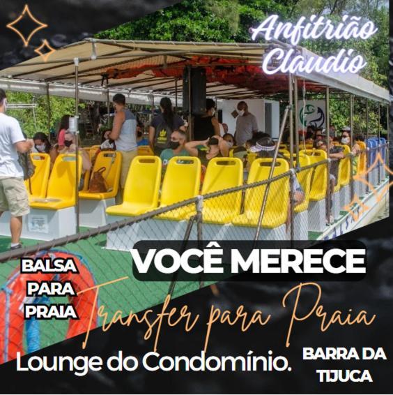 Flat Com Vista Panoramica -15- Na Barra Da Tijuca - Estacionamento Gratuito - Frigobar - Ar Condicionado - Piscina - Academia - Balsa Para Praia Gratis - Varanda - Vista Parcial Mar E Lagoa 리오데자네이루 외부 사진